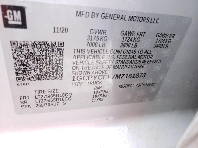 Photo 9 VIN: 1GCPYCEF7MZ161873 - CHEVROLET SILVERADO 