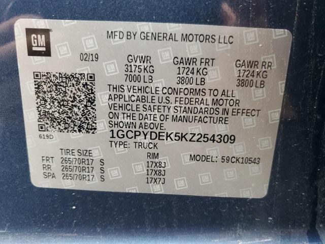 Photo 11 VIN: 1GCPYDEK5KZ254309 - CHEVROLET SILVERADO 