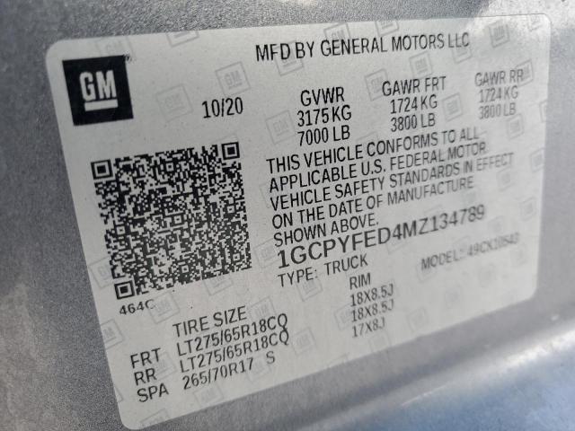 Photo 11 VIN: 1GCPYFED4MZ134789 - CHEVROLET SILVERADO 