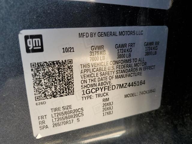 Photo 11 VIN: 1GCPYFED7MZ445164 - CHEVROLET ALL MODELS 