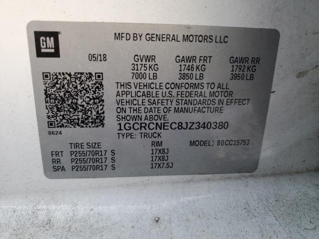 Photo 11 VIN: 1GCRCNEC8JZ340380 - CHEVROLET ALL MODELS 