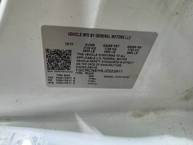 Photo 9 VIN: 1GCRCNEH6JZ222811 - CHEVROLET SILVERADO 