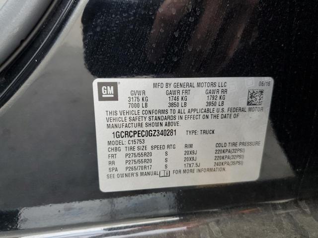 Photo 11 VIN: 1GCRCPEC0GZ340281 - CHEVROLET SILVERADO 