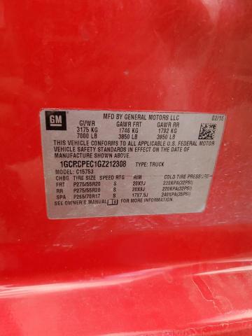 Photo 11 VIN: 1GCRCPEC1GZ212308 - CHEVROLET SILVERADO 