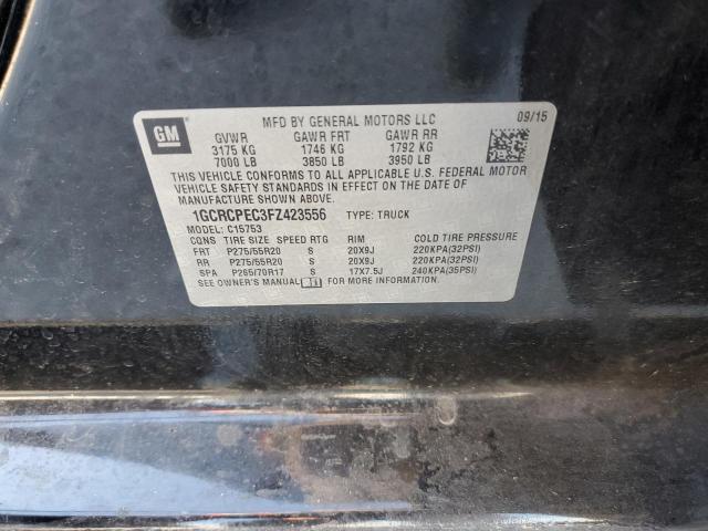 Photo 9 VIN: 1GCRCPEC3FZ423556 - CHEVROLET SILVERADO 