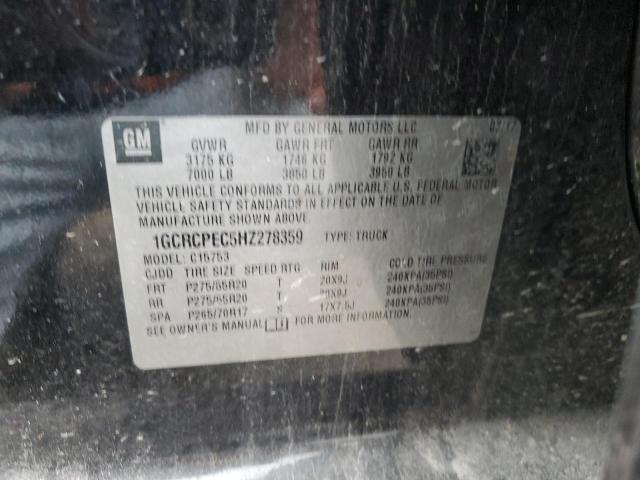 Photo 11 VIN: 1GCRCPEC5HZ278359 - CHEVROLET 1500 