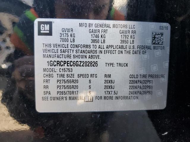 Photo 11 VIN: 1GCRCPEC6GZ202826 - CHEVROLET SILVERADO 