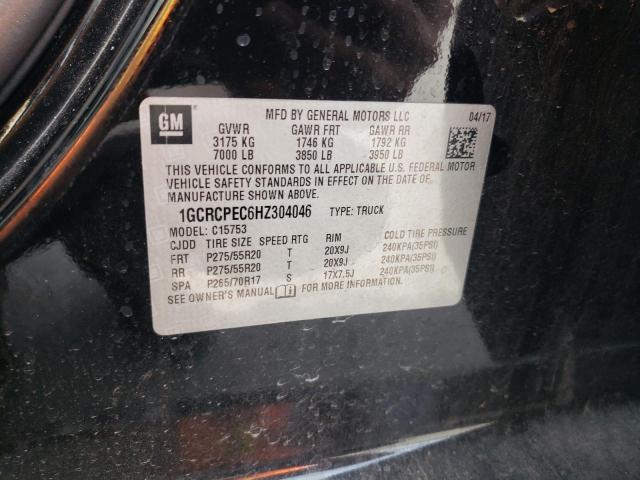 Photo 11 VIN: 1GCRCPEC6HZ304046 - CHEVROLET SILVERADO 