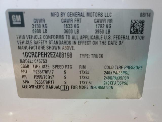 Photo 11 VIN: 1GCRCPEH2EZ408198 - CHEVROLET SILVERADO 