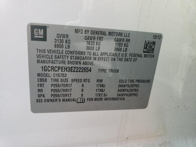 Photo 11 VIN: 1GCRCPEH3EZ222654 - CHEVROLET SILVERADO 