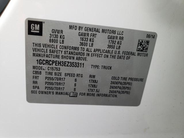 Photo 11 VIN: 1GCRCPEH3EZ353311 - CHEVROLET ALL MODELS 