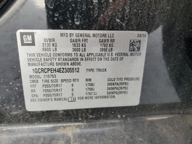 Photo 11 VIN: 1GCRCPEH4EZ305512 - CHEVROLET SILVERADO 