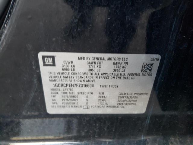 Photo 11 VIN: 1GCRCPEH7FZ316604 - CHEVROLET SILVERADO 