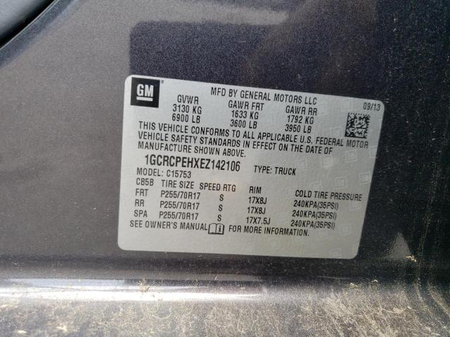 Photo 11 VIN: 1GCRCPEHXEZ142106 - CHEVROLET SILVERADO 