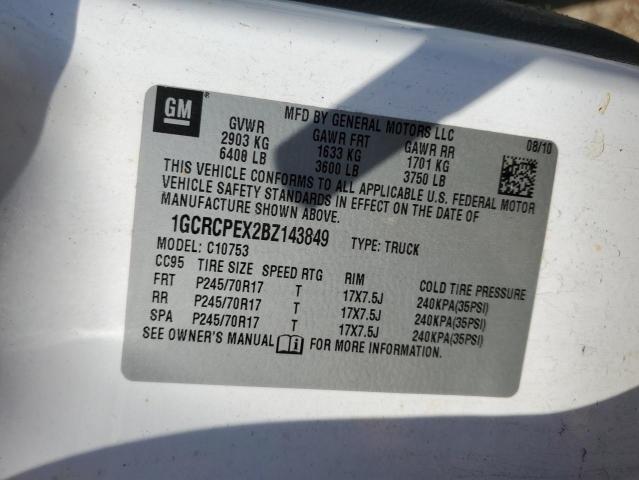 Photo 9 VIN: 1GCRCPEX2BZ143849 - CHEVROLET SILVERADO 