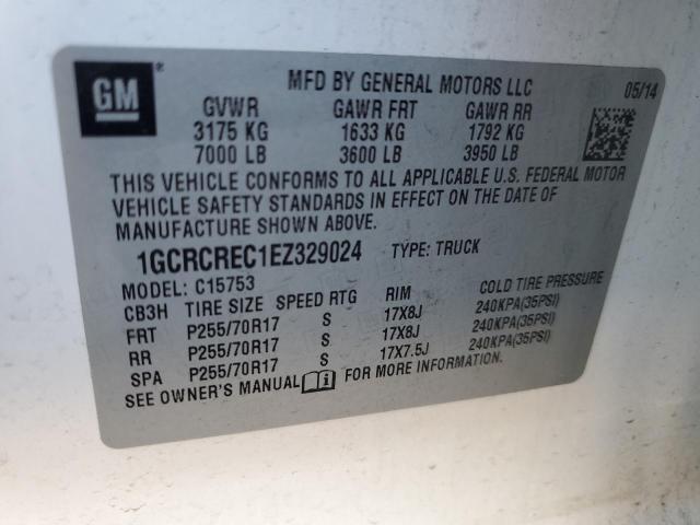 Photo 11 VIN: 1GCRCREC1EZ329024 - CHEVROLET SILVERADO 