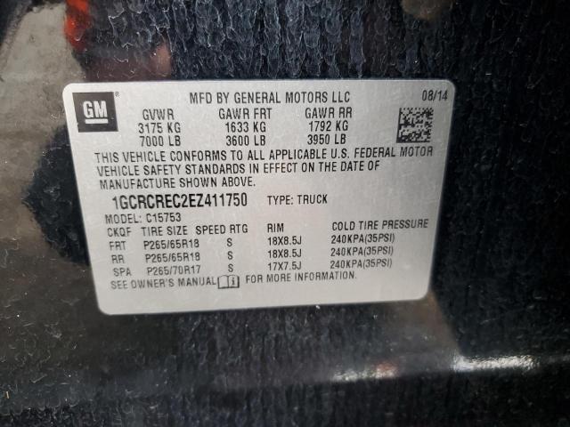 Photo 11 VIN: 1GCRCREC2EZ411750 - CHEVROLET SILVERADO 