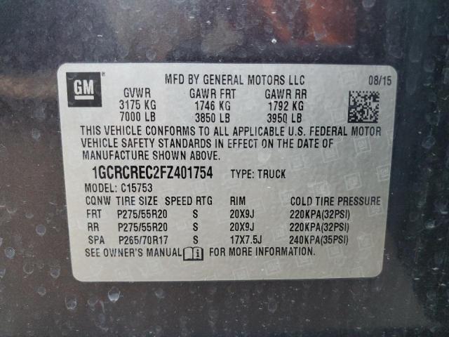 Photo 11 VIN: 1GCRCREC2FZ401754 - CHEVROLET SILVERADO 