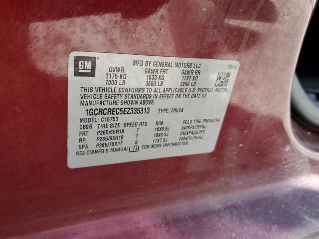 Photo 11 VIN: 1GCRCREC5EZ335313 - CHEVROLET SILVERADO 