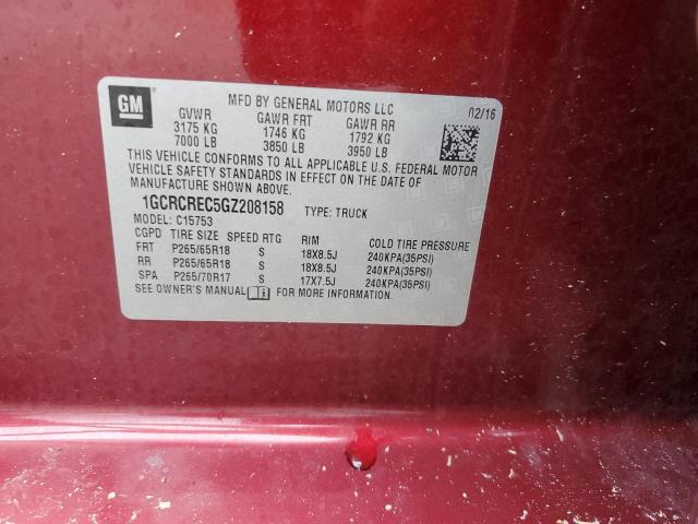 Photo 12 VIN: 1GCRCREC5GZ208158 - CHEVROLET SILVERADO 