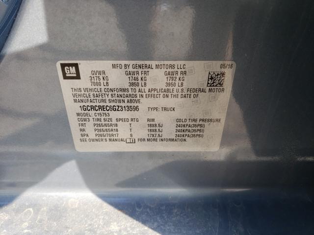 Photo 9 VIN: 1GCRCREC6GZ313596 - CHEVROLET SILVERADO 