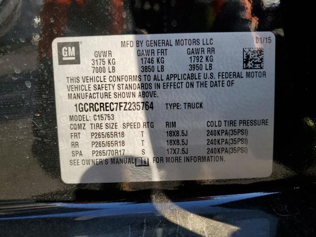 Photo 11 VIN: 1GCRCREC7FZ235764 - CHEVROLET SILVERADO 