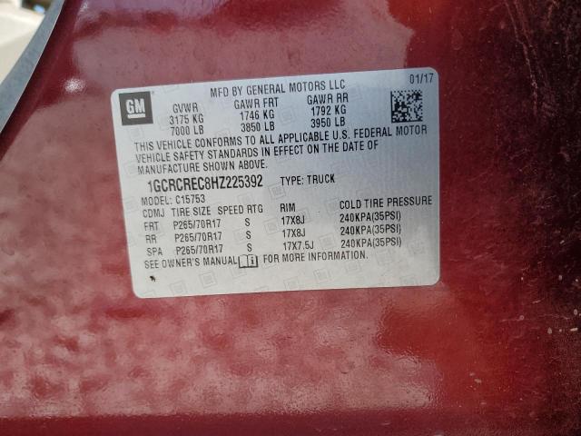 Photo 11 VIN: 1GCRCREC8HZ225392 - CHEVROLET SILVERADO 