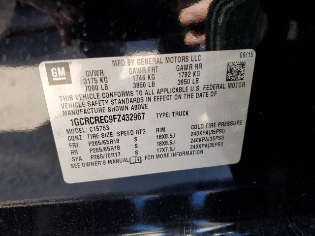 Photo 11 VIN: 1GCRCREC9FZ432967 - CHEVROLET SILVERADO 