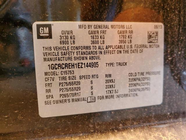 Photo 11 VIN: 1GCRCREH1EZ144905 - CHEVROLET SILVERADO 