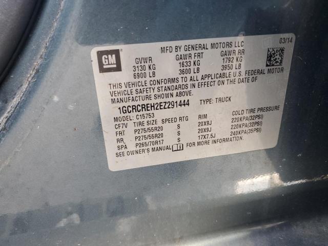 Photo 11 VIN: 1GCRCREH2EZ291444 - CHEVROLET SILVERADO 