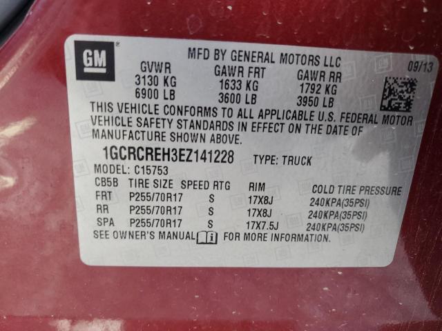 Photo 11 VIN: 1GCRCREH3EZ141228 - CHEVROLET SILVERADO 