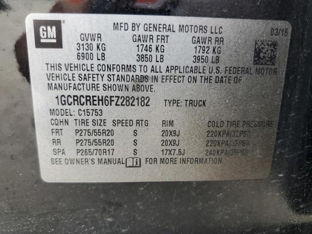 Photo 11 VIN: 1GCRCREH6FZ282182 - CHEVROLET SILVERADO 