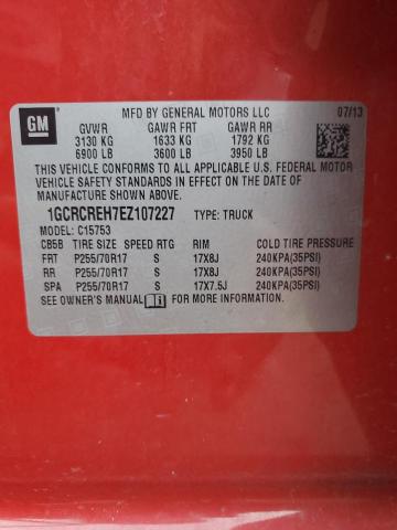 Photo 11 VIN: 1GCRCREH7EZ107227 - CHEVROLET SILVERADO 