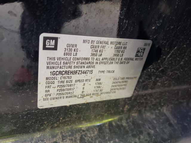 Photo 11 VIN: 1GCRCREH8FZ344715 - CHEVROLET SILVERADO 