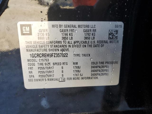 Photo 12 VIN: 1GCRCREH9FZ357022 - CHEVROLET ALL MODELS 