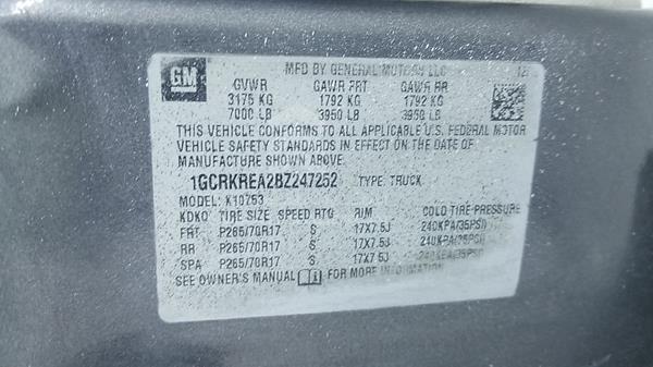 Photo 2 VIN: 1GCRKREA2BZ247252 - CHEVROLET SILVERADO 