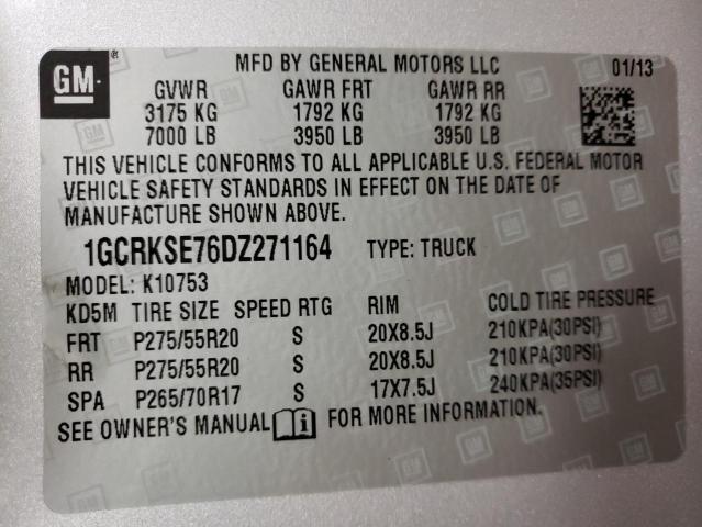 Photo 9 VIN: 1GCRKSE76DZ271164 - CHEVROLET SILVERADO 