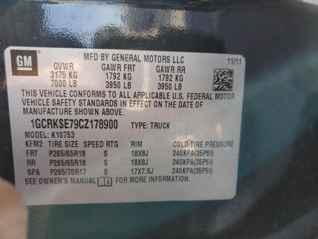 Photo 11 VIN: 1GCRKSE79CZ178900 - CHEVROLET SILVERADO 