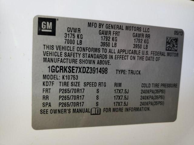 Photo 9 VIN: 1GCRKSE7XDZ391498 - CHEVROLET SILVERADO 