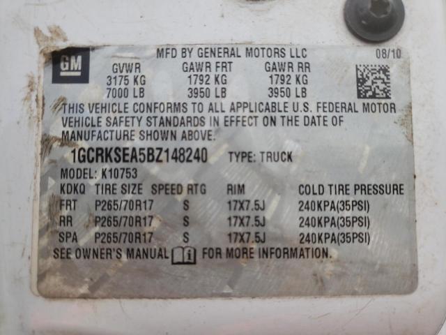 Photo 11 VIN: 1GCRKSEA5BZ148240 - CHEVROLET SILVERADO 