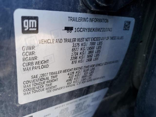 Photo 11 VIN: 1GCRYBEK6MZ310743 - CHEVROLET SILVERADO 