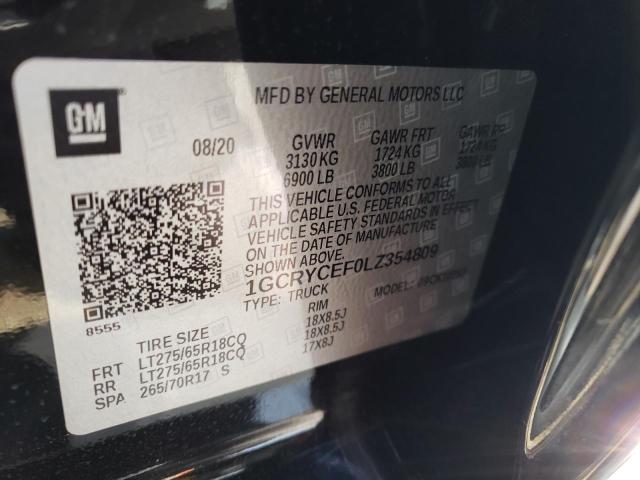 Photo 9 VIN: 1GCRYCEF0LZ354809 - CHEVROLET SILVERADO 1500 