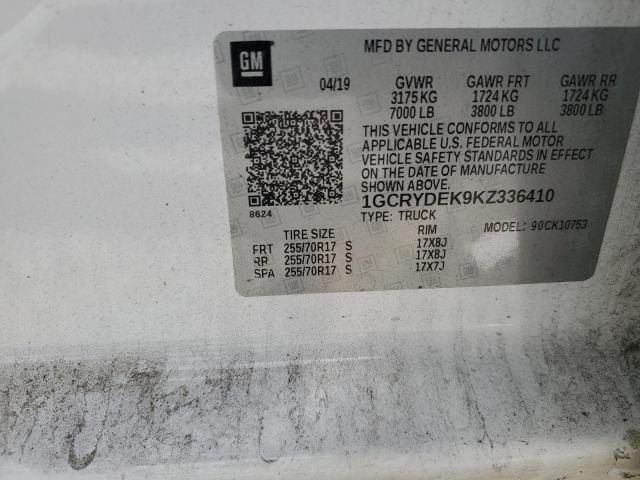 Photo 11 VIN: 1GCRYDEK9KZ336410 - CHEVROLET SILVER1500 