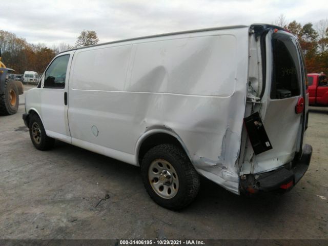 Photo 2 VIN: 1GCSGAFX8D1171349 - CHEVROLET EXPRESS CARGO VAN 