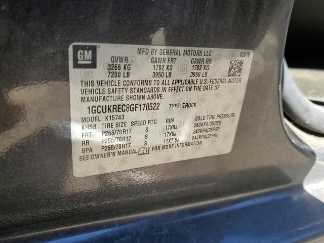 Photo 11 VIN: 1GCUKREC8GF170522 - CHEVROLET SILVERADO 