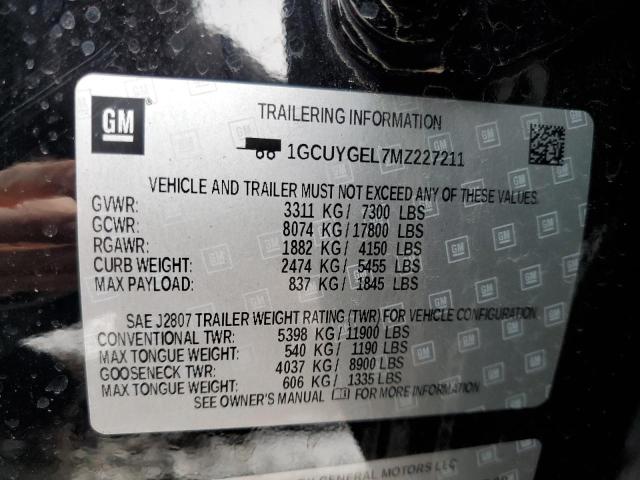 Photo 11 VIN: 1GCUYGEL7MZ227211 - CHEVROLET SILVERADO 