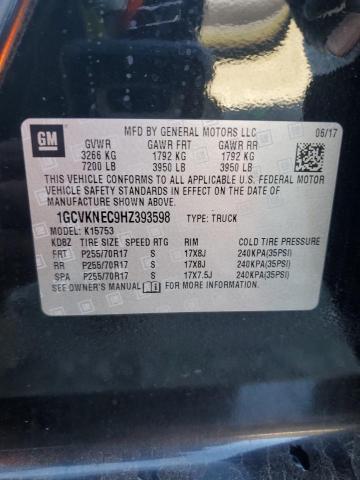 Photo 11 VIN: 1GCVKNEC9HZ393598 - CHEVROLET SILVERADO 