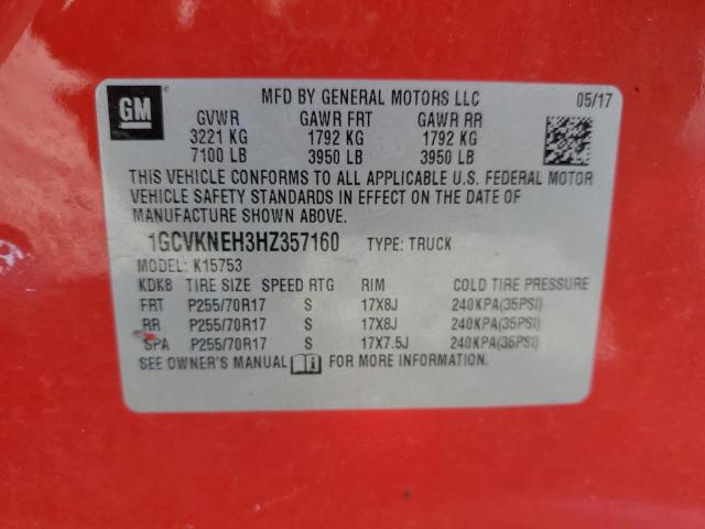 Photo 11 VIN: 1GCVKNEH3HZ357160 - CHEVROLET SILVERADO 