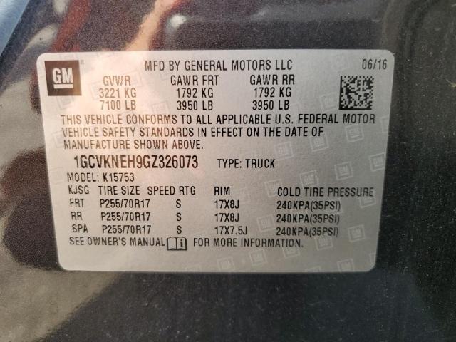 Photo 11 VIN: 1GCVKNEH9GZ326073 - CHEVROLET SILVERADO 