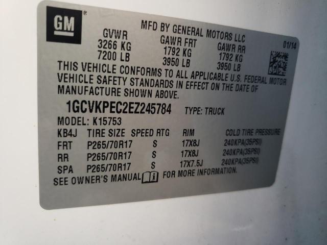 Photo 11 VIN: 1GCVKPEC2EZ245784 - CHEVROLET SILVERADO 